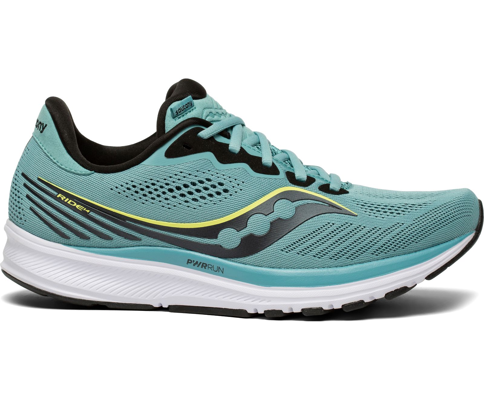 Férfi Saucony Ride 14 Futócipő Türkiz Fekete | HU 548XYU